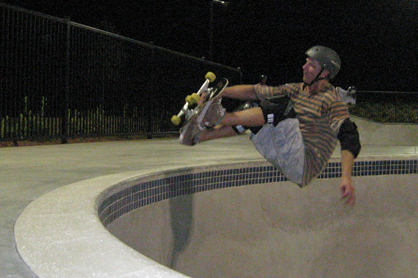 Ron nails his frontside airs (I think he did 3 for the night)