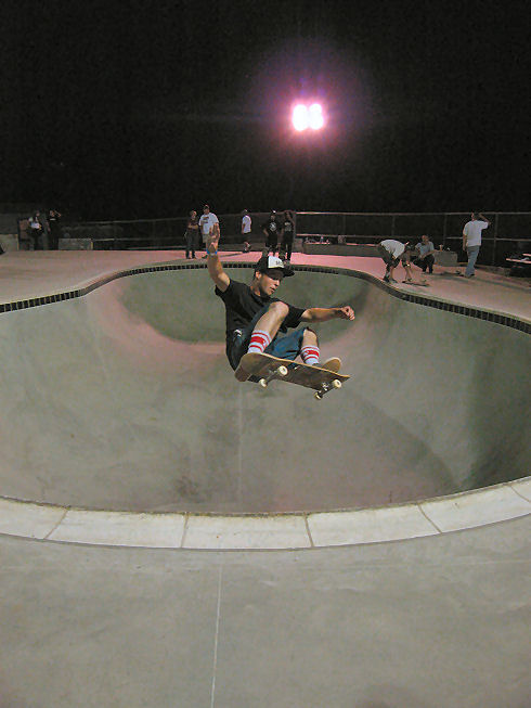 Johnny Turgeson floats a frontside ollie