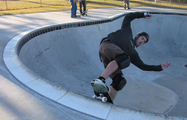 Tater wayyyyyy lapped over frontside grind