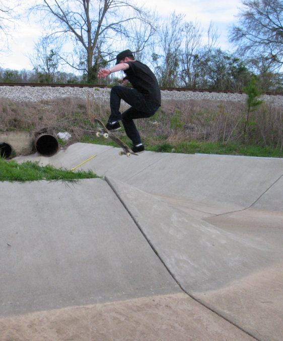 One more big hip ollie from Patrick to show the young guys he can hang